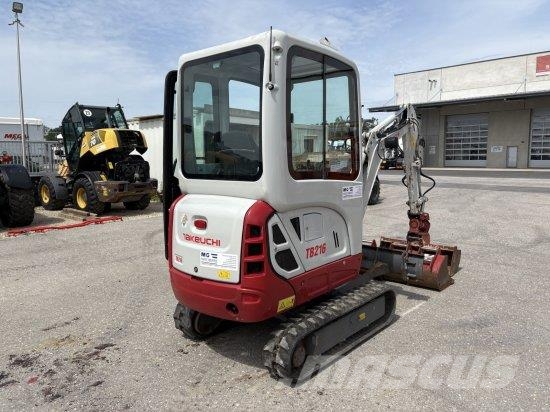 TAKEUCHI TB 216 MINIBAGGER,LöFFELPACKET ,VERBREITERBAR, POW 小型挖土機/掘鑿機<7t(小型挖掘機)