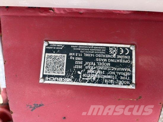 TAKEUCHI TB 216 MINIBAGGER,LöFFELPACKET ,VERBREITERBAR, POW 小型挖土機/掘鑿機<7t(小型挖掘機)