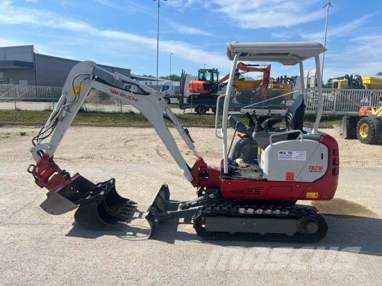 TAKEUCHI TB 216 MINIBAGGER,LöFFELPACKET ,VERBREITERBAR, POW Mini excavators < 7t (Mini diggers)