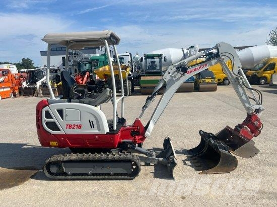 TAKEUCHI TB 216 MINIBAGGER,LöFFELPACKET ,VERBREITERBAR, POW Mini excavators < 7t (Mini diggers)