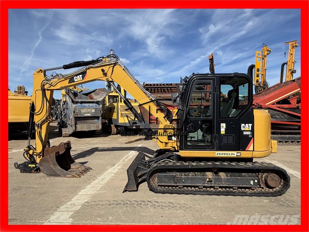 CAT 308E 2CR Mini bagri <7t