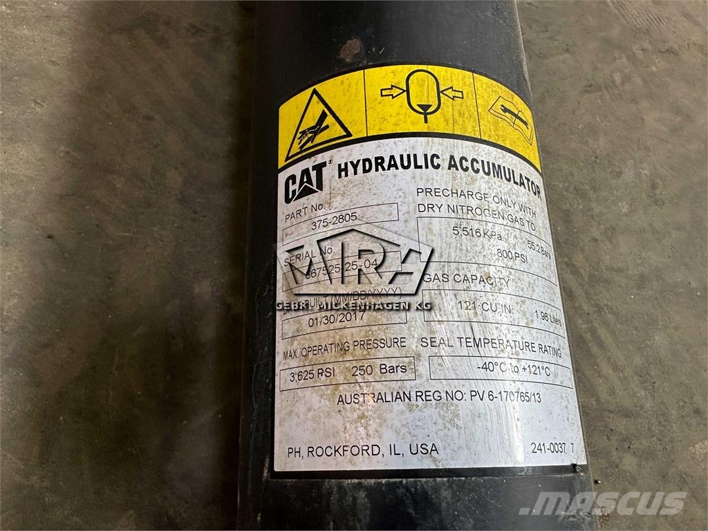 CAT 966 MXE / Stickstoffspeicher Hydraulika