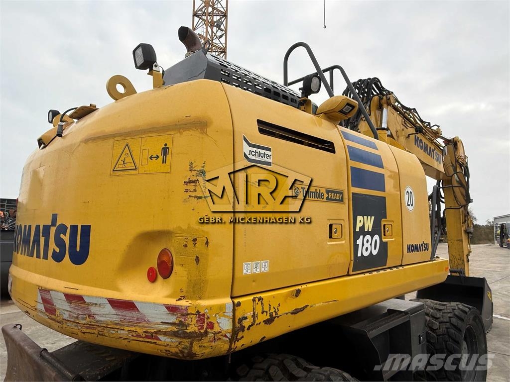 Komatsu PW 180-10 حفارات بعجل