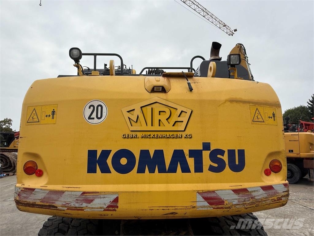 Komatsu PW 180-10 حفارات بعجل