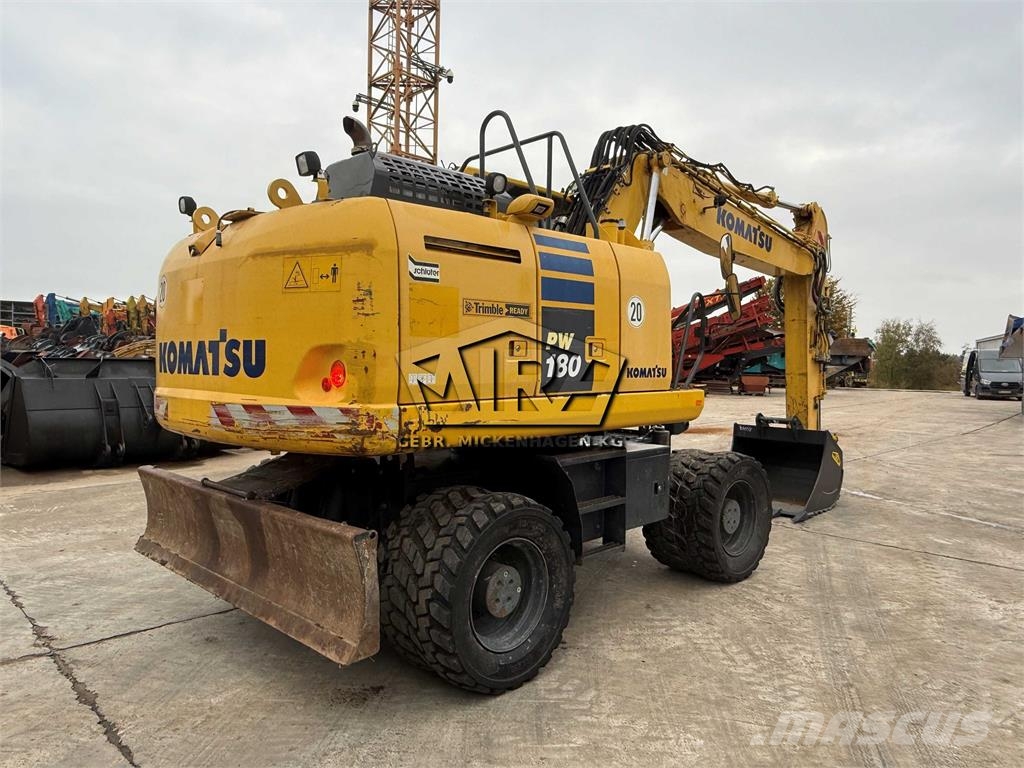 Komatsu PW 180-10 حفارات بعجل