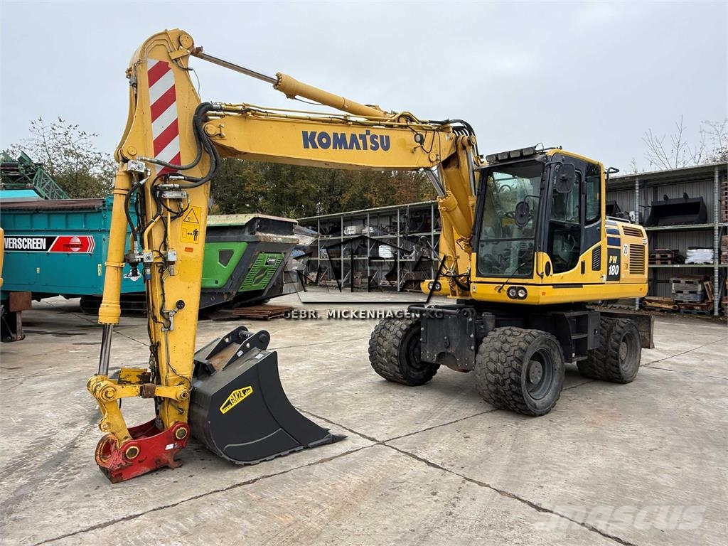 Komatsu PW 180-10 حفارات بعجل