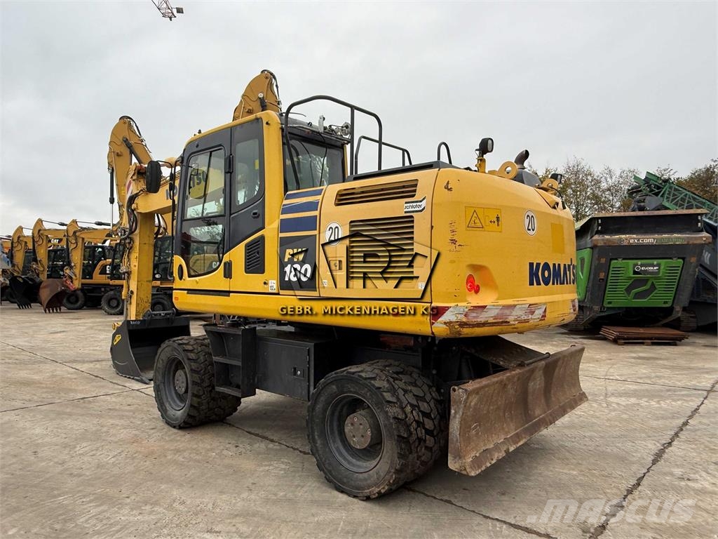 Komatsu PW 180-10 حفارات بعجل