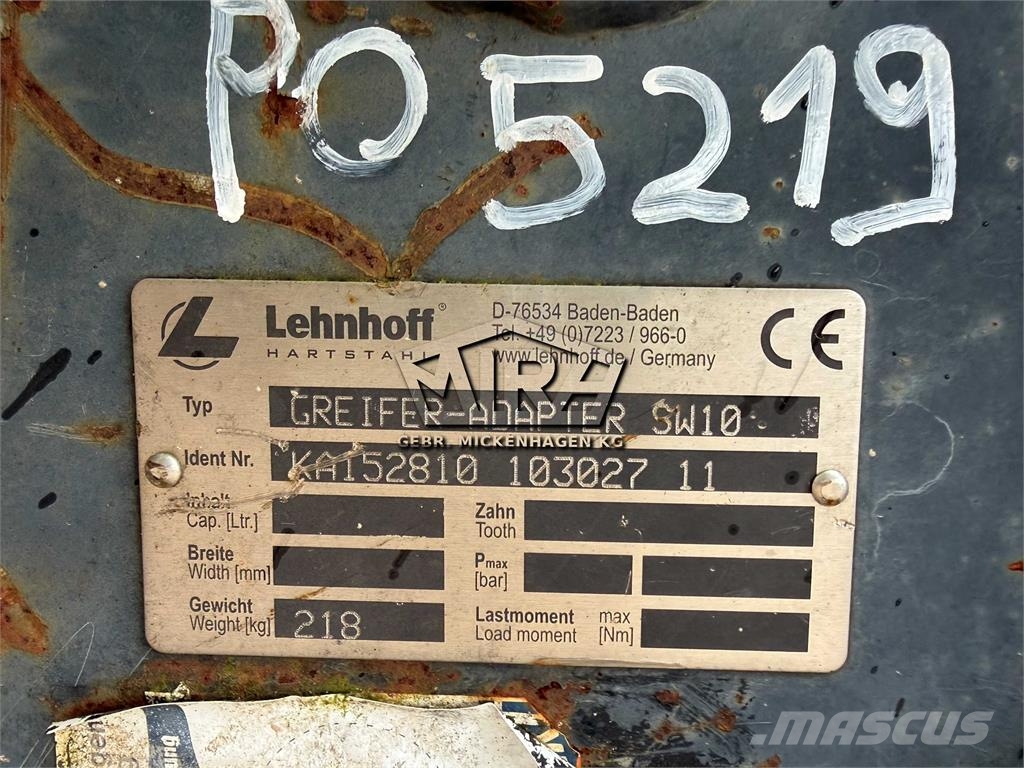 Lehnhoff MS 10 Pikakytkimet