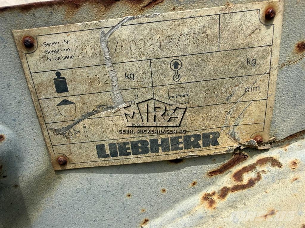 Liebherr 600 mm / SW33 جرافات عكسية