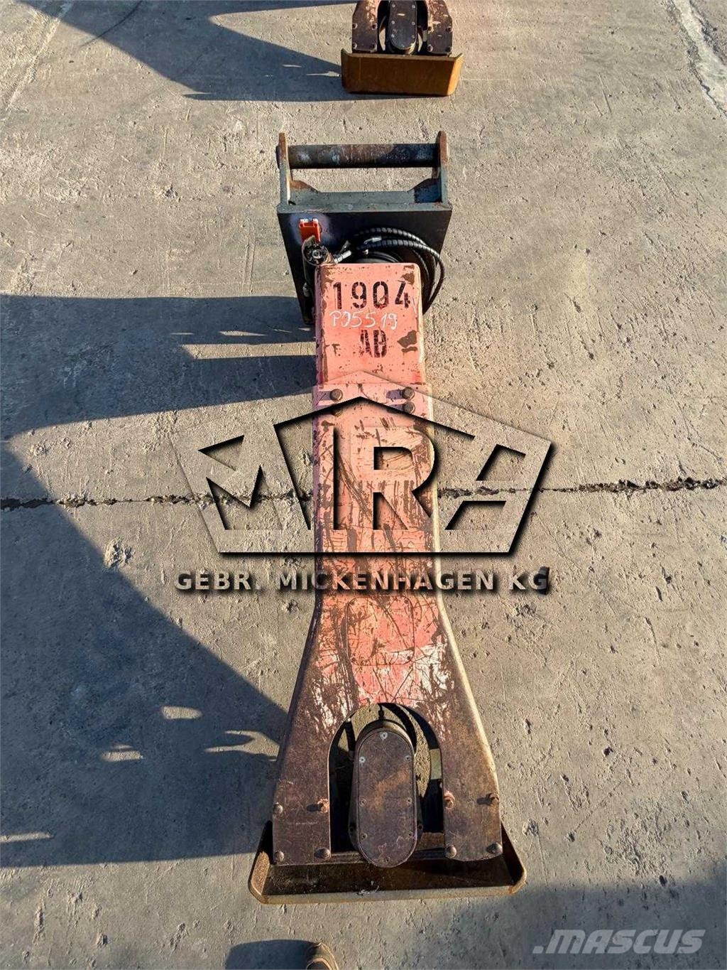 MTS Anbauverdichter Asfaltni finišerji