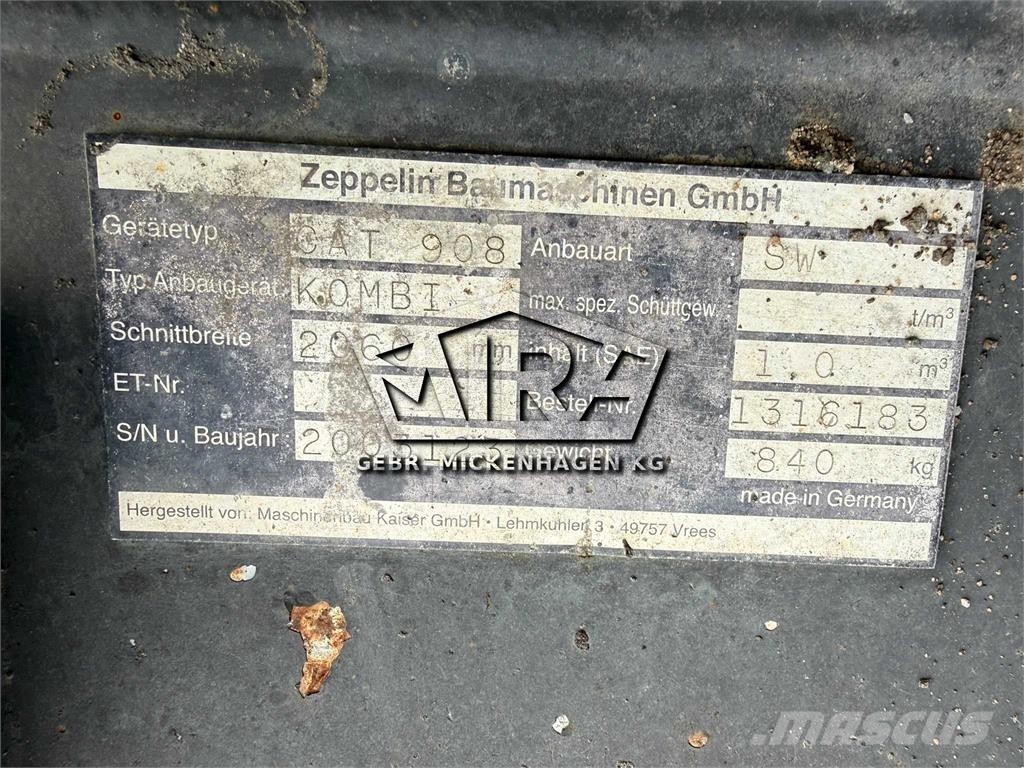 Volvo 2.060 mm/ L30-35 / CAT 908 Schaufeln