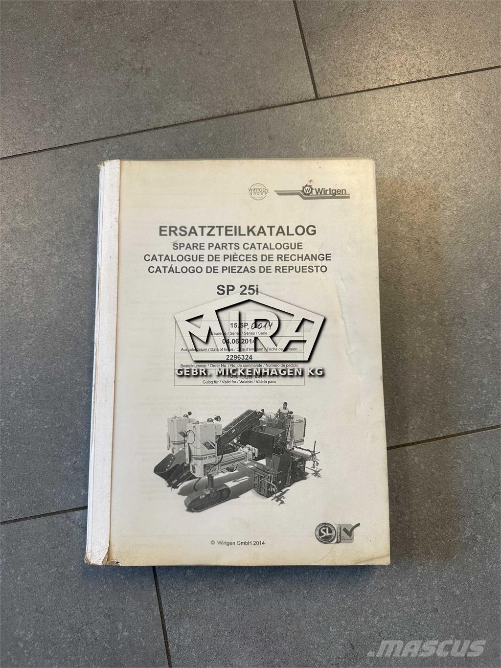 Wirtgen SP 25i Betonski finišeri