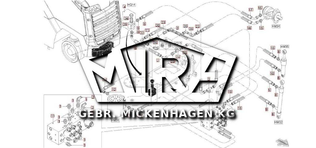 Wirtgen W50 / W60 Sweeper trucks