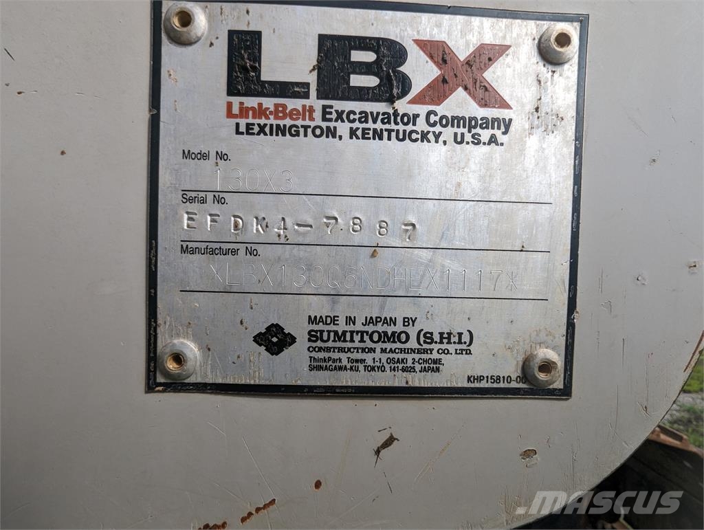 Link-Belt EXCAVATORS 130X3 Bageri guseničari