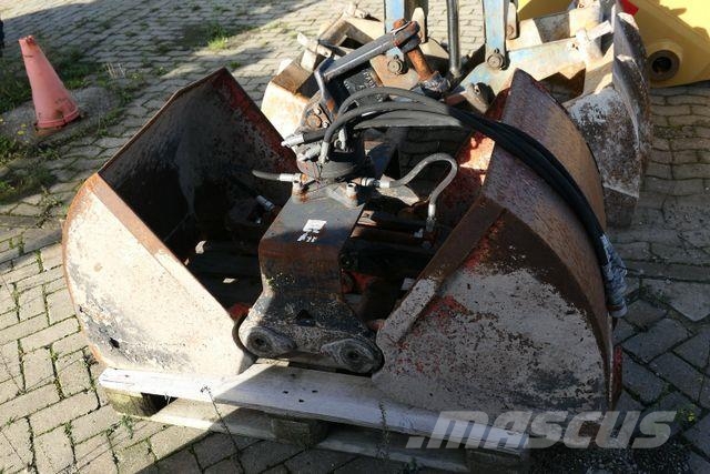 2-Schalengreifer, Drehservo, 4.500kg Traglast Tippbil