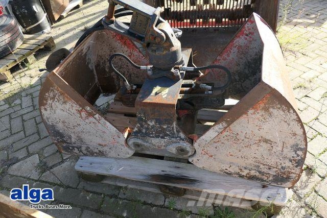 2-Schalengreifer, Drehservo, 4.500kg Traglast Tippbil