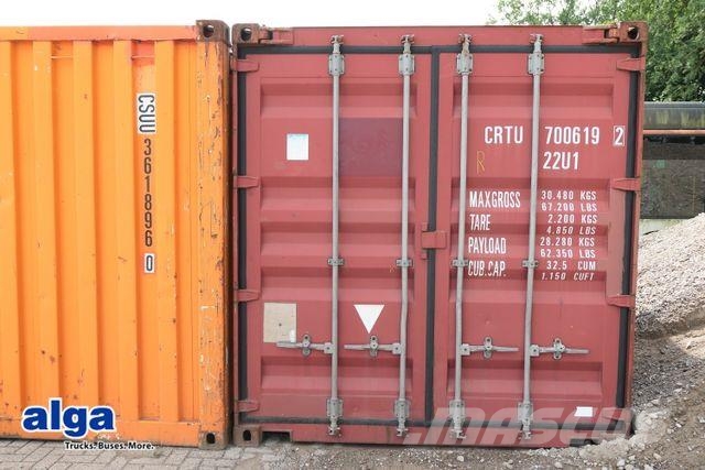 20' OT Container, High Cube, Stapelbar, Opent その他セミトレーラー