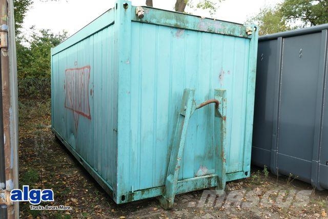  20 Fuß Wohncontainer, Heizung, Holzverkleidung Camiones elevadores de gancho