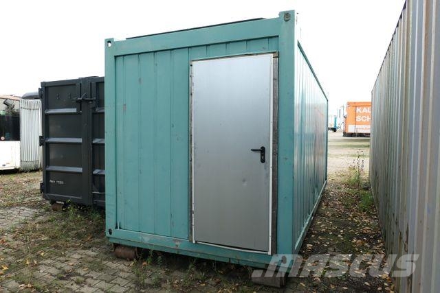  20 Fuß Wohncontainer, Heizung, Holzverkleidung Camiones elevadores de gancho