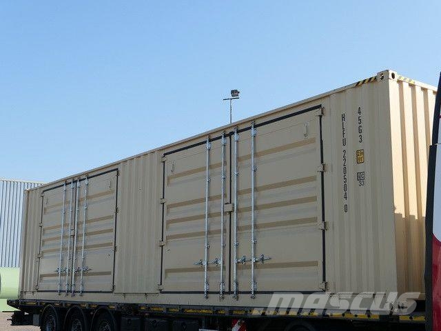  40 Fuß HQ, Seitentüren, Zurrösen, Container Tieflader-Auflieger