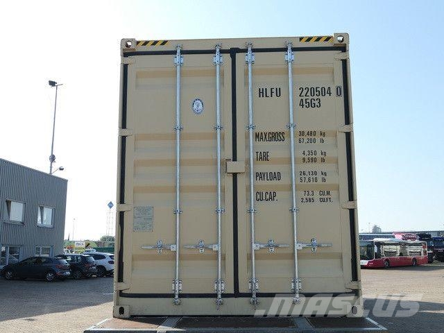  40 Fuß HQ, Seitentüren, Zurrösen, Container Tieflader-Auflieger