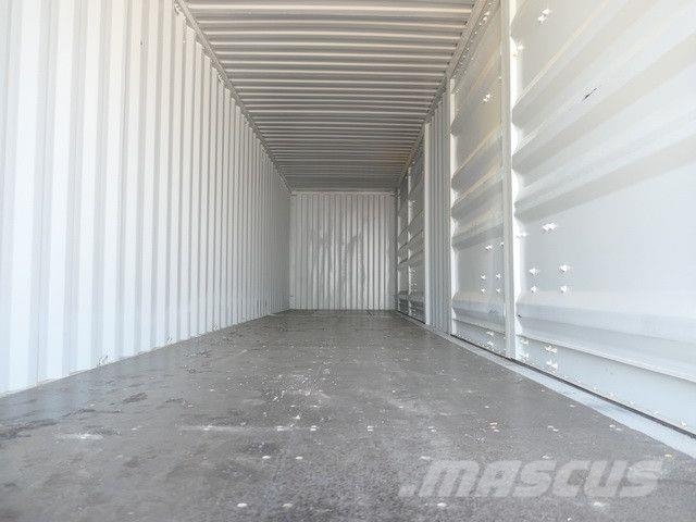  40 Fuß HQ, Seitentüren, Zurrösen, Container Tieflader-Auflieger