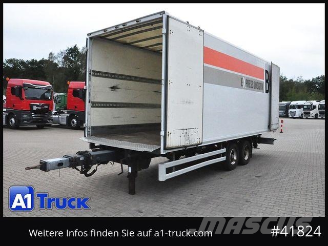 Ackermann Koffer, durchladbar, 10.500kg, oben gekuppelt Prikolice sa sandukom