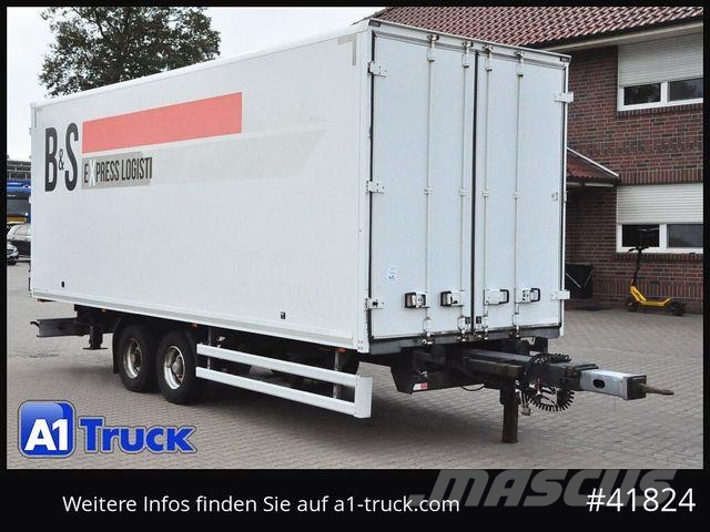 Ackermann Koffer, durchladbar, 10.500kg, oben gekuppelt Prikolice sa sandukom