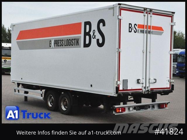 Ackermann Koffer, durchladbar, 10.500kg, oben gekuppelt Prikolice sa sandukom