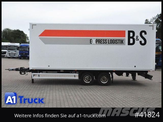 Ackermann Koffer, durchladbar, 10.500kg, oben gekuppelt Prikolice sa sandukom