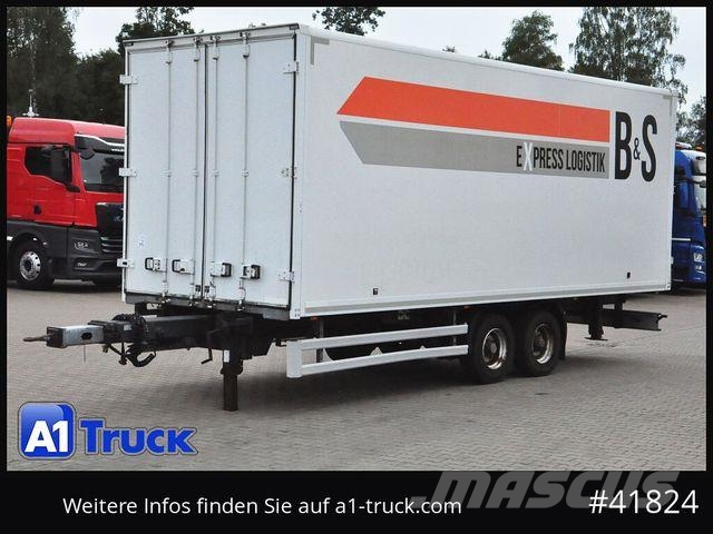 Ackermann Koffer, durchladbar, 10.500kg, oben gekuppelt Prikolice sa sandukom