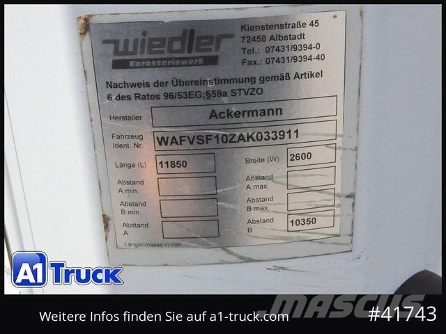 Ackermann Kühlauflieger, Lenkachse, City LBW, Kühlauflieger