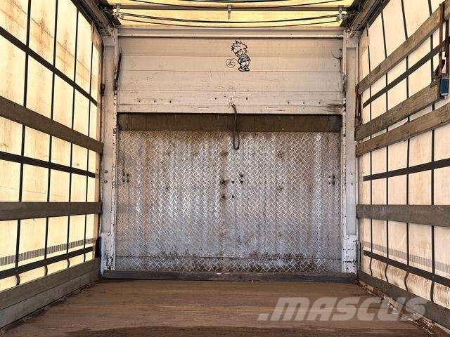 Ackermann Z-PA-F 13.5/6.3E Curtainsider durchlader 커튼사이더 트레일러
