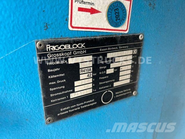 Ackermann Z-VA-F18/17.7E Tandem Kühlkoffer Frigoblock Rimorchi a temperatura controllata