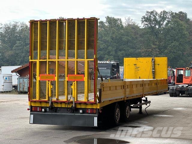 ADS AFL2 Maschinentransporter hydr. Rampe Pritschenauflieger