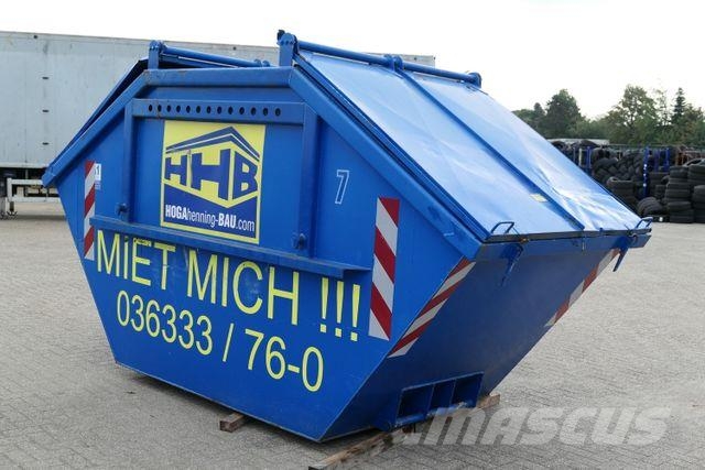 AM 5.10D Container 10 m³, Deckel, Absetzmulde Containertrucks met kabelsysteem