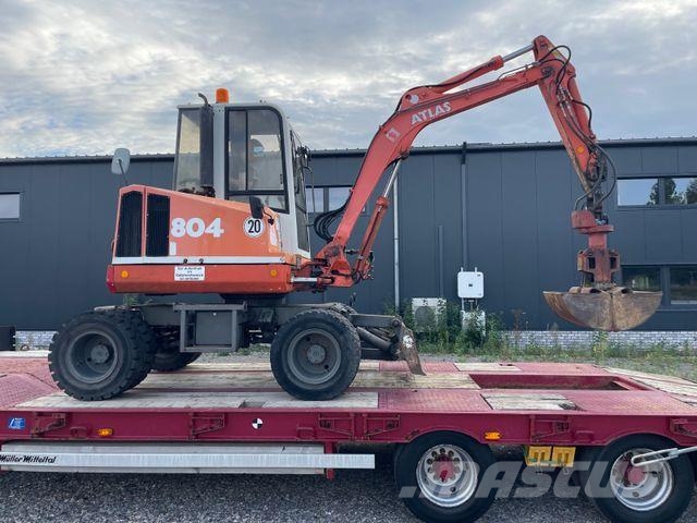 Atlas 804 Mobilbagger 3x Greifer Wielgraafmachines