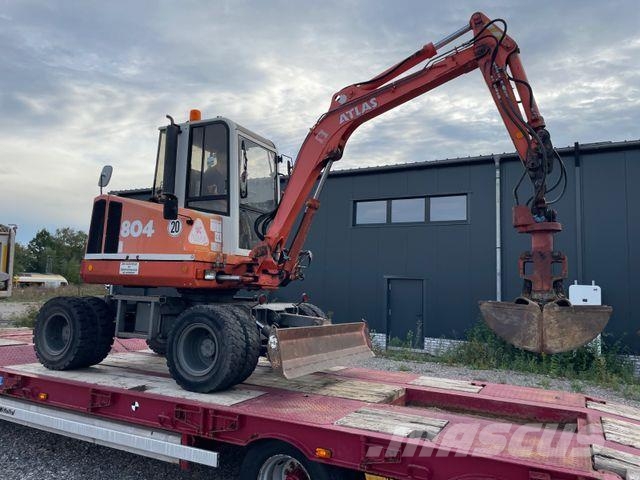 Atlas 804 Mobilbagger 3x Greifer Wielgraafmachines