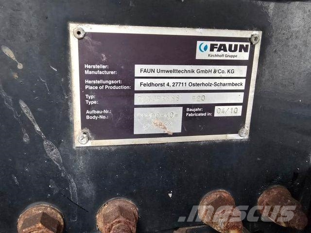 Aufbau FAUN Müllwagen Müllpress Rotopress 520 其他货车