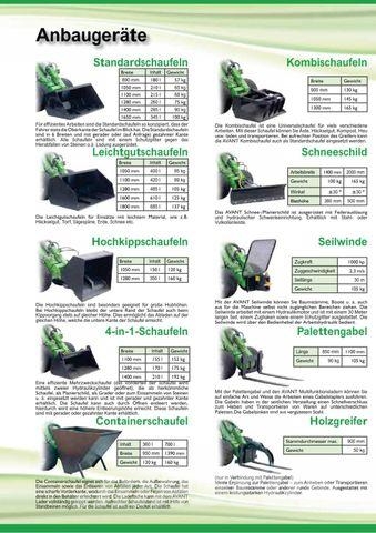Avant Tecno 423 Wheel loaders