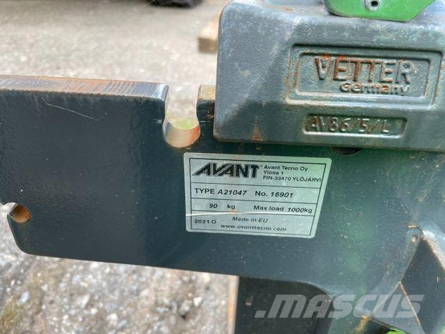 Avant Tecno Zubehör Schaufeln Palettengabel Reifen Construction - Autres