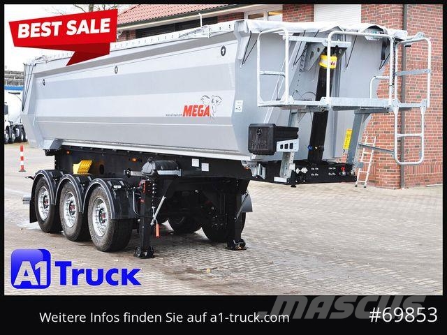 Benalu Mega 25m³ Lift Stahl SAF 4X4 Allrad 1350mm Kippladerauflieger