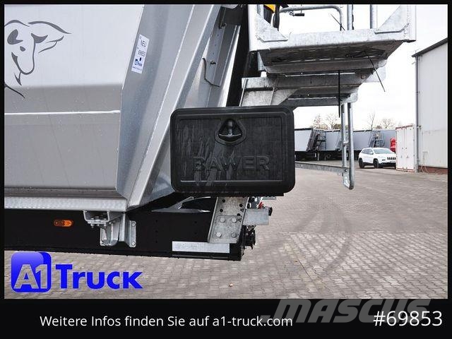 Benalu Mega 25m³ Lift Stahl SAF 4X4 Allrad 1350mm Kippladerauflieger
