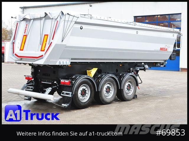 Benalu Mega 25m³ Lift Stahl SAF 4X4 Allrad 1350mm Kippladerauflieger