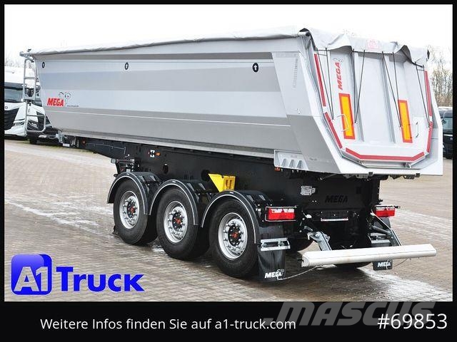 Benalu Mega 25m³ Lift Stahl SAF 4X4 Allrad 1350mm Kippladerauflieger