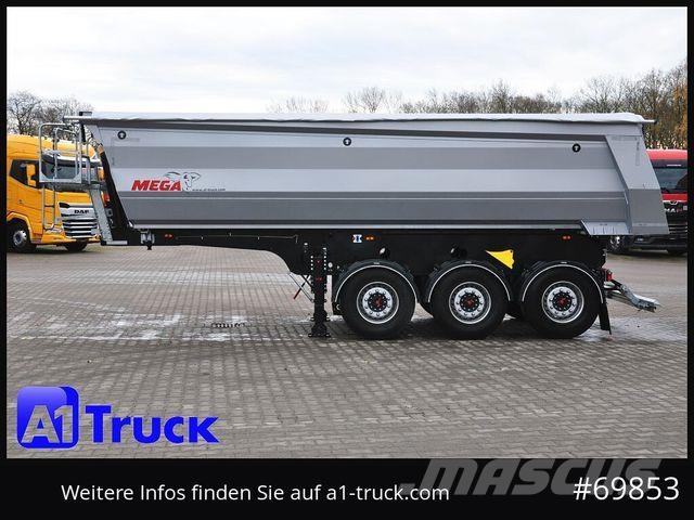 Benalu Mega 25m³ Lift Stahl SAF 4X4 Allrad 1350mm Kippladerauflieger
