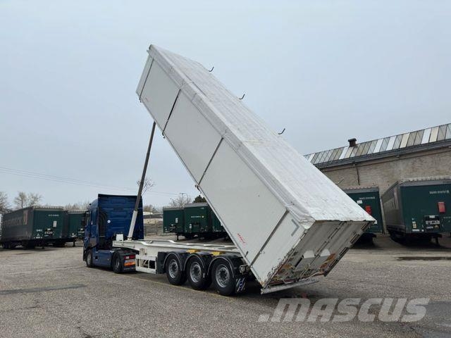 Benalu OPTILINER 106*LIFTING AXLE*50 m3*Full ALU*6240kg Kiper poluprikolice