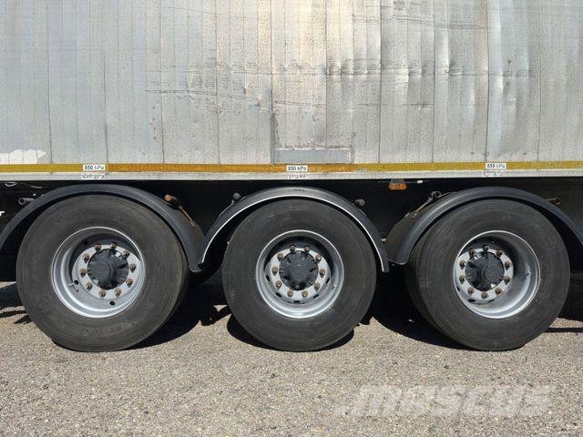 Benalu OPTILINER 106*LIFTING AXLE*50 m3*Full ALU*6100kg Kiper poluprikolice