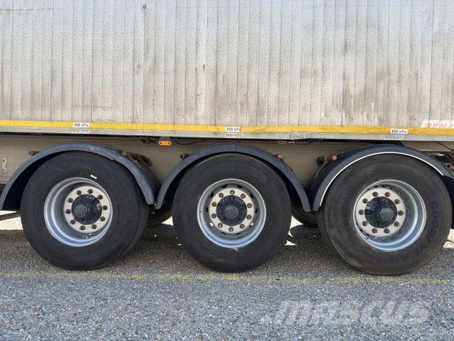 Benalu OPTILINER 106*LIFTING AXLE*50 m3*Full ALU*6100kg Kiper poluprikolice