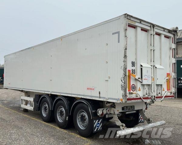 Benalu OPTILINER 106*LIFTING AXLE*50 m3*Full ALU*6240kg Kiper poluprikolice